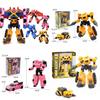 Miniforce X Lucybot Colorful 4 In 1 Transformer Car Robot Toy For Kids