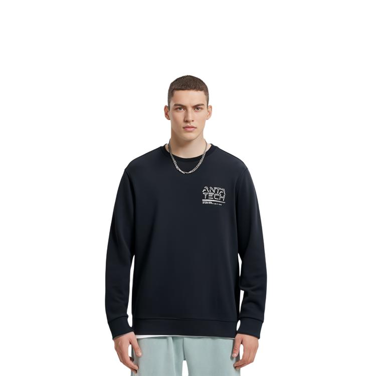 Anta Variety Training Collection Sweatshirt Men's Basic Black 152317725-3