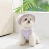 Reflective Trim Pet Sun Protection Clothes Breathable Dogs Short Sleeve  Sun Protection