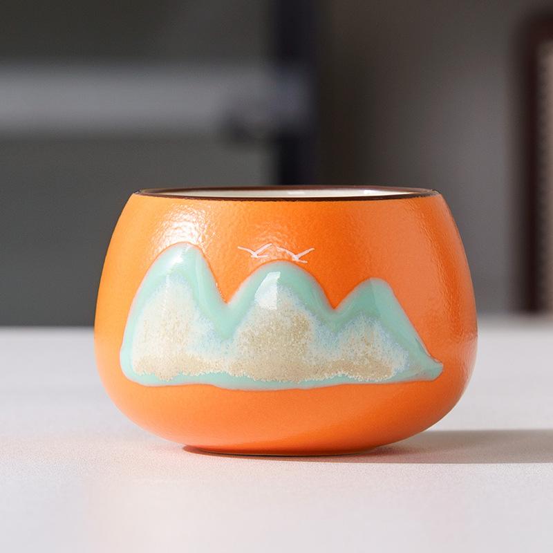 Teacup Yuanshan tea cup Guochao merchandise single cup to send customers, fathers, leaders, teachers, business opening gifts