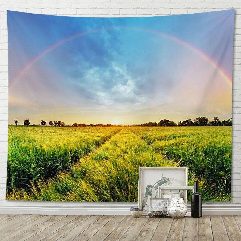 Гобелен с пейзажами голубого неба — фото 17