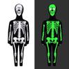 Halloween Luminous Skull 5 Children's Costume One-piece Stage Performance Masquerade Ball