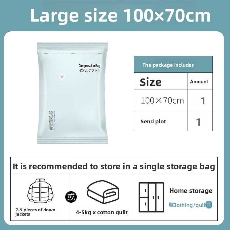 Vacuum Storage Bag For Clothes And Comforters With Pa Pe Material For Home Organization Storage
