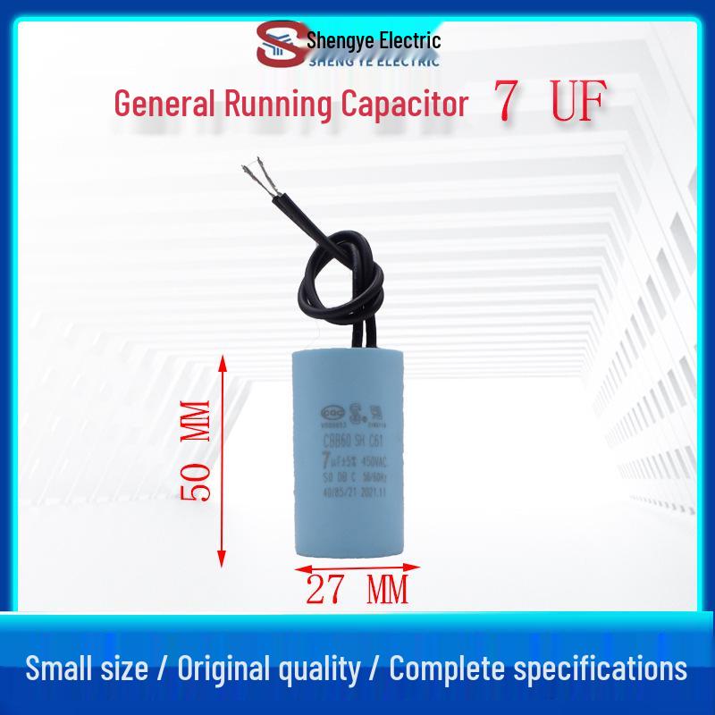 Condensator Sheng Ye CBB60 pentru Pompă de Circulație Boiler Montat pe Perete/Concentrator de Oxigen 2-6UF