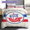 FC Hansa Rostock Pattern Bedding,Quilt Set Quilt Cover Pillowcase Home Birthday Gift (1 * duvet cover + 2 * pillowcase, without core)