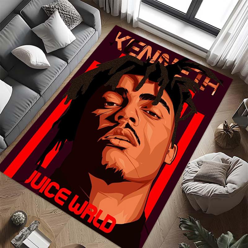 Juice Wrld: Legacy Sound Carpet Suitable for All Seasons Living Room and Bedroom Mats Art Bathroom Mat Office Chair Cushion