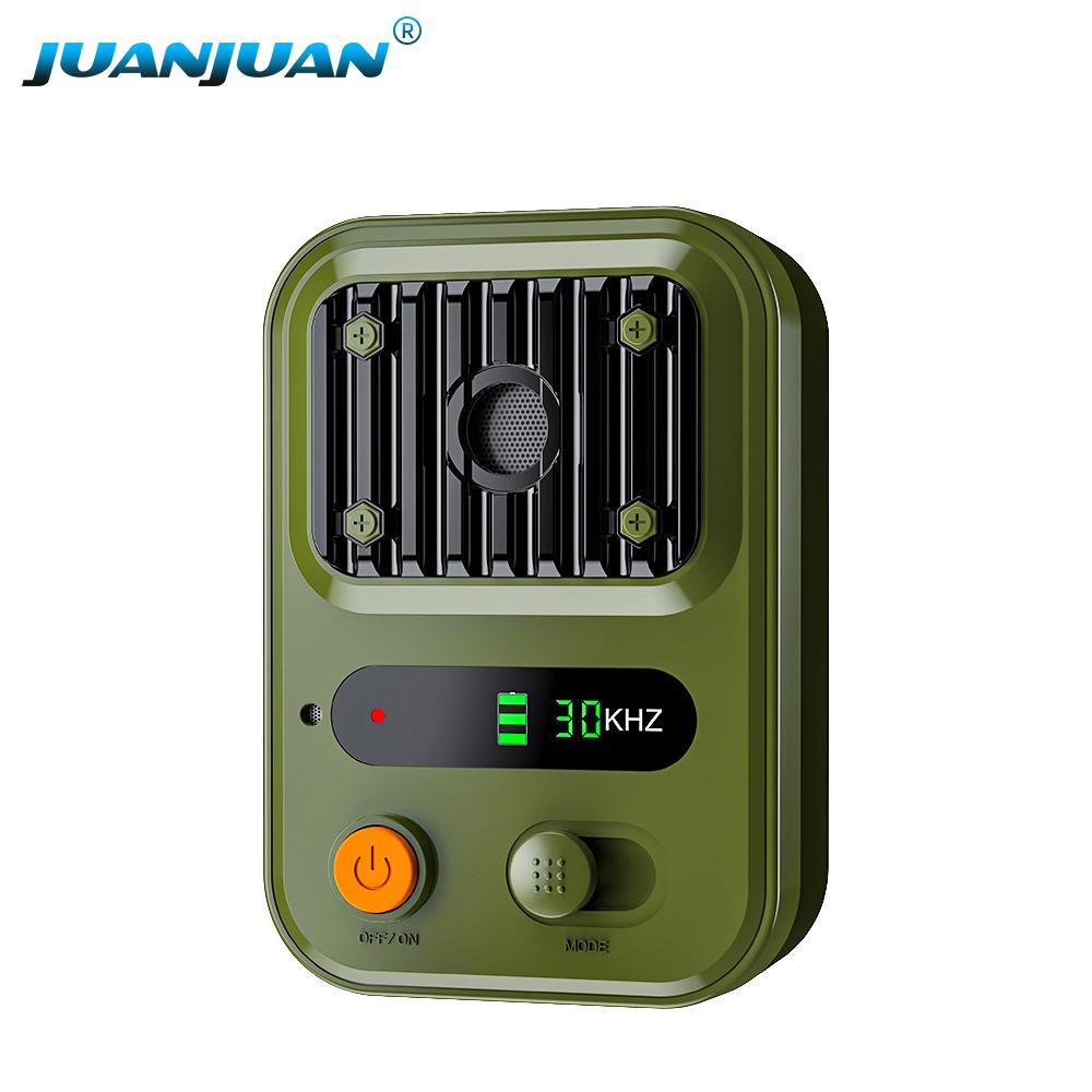 

High-Powered Ultrasonic Bark Deterrent Dog Stopper Rechargerable Dog Anti-Barking Device Sonic Barking Deterrent Control зелёный