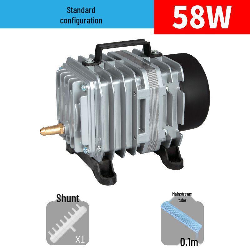 High-Power Electromagnetic Aquarium Aeration Pump for Fish Tanks & Ponds