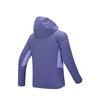 Anta Comfortable Versatile Hooded Waterproof Windbreaker Women Outerwear Dark-Purple Aurora-Purple-Blue 162517603-4