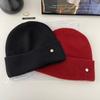 Knitted Woolen Hats for Men and Women in Autumn and Winter Small Face Protecting Ear Protection  Warm Pile Hats Cold Hats