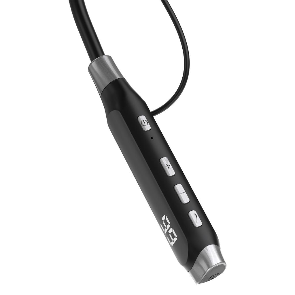 Słuchawki bezprzewodowe U5 Max Bluetooth z pałąkiem na szyję - czarne