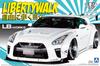 Aoshima Bunka Kyozai Scale Liberty Walk Series 11 LB Works R35 Type Plastic Model (AOSHIMA) 1/24 No. GT-R 1.5