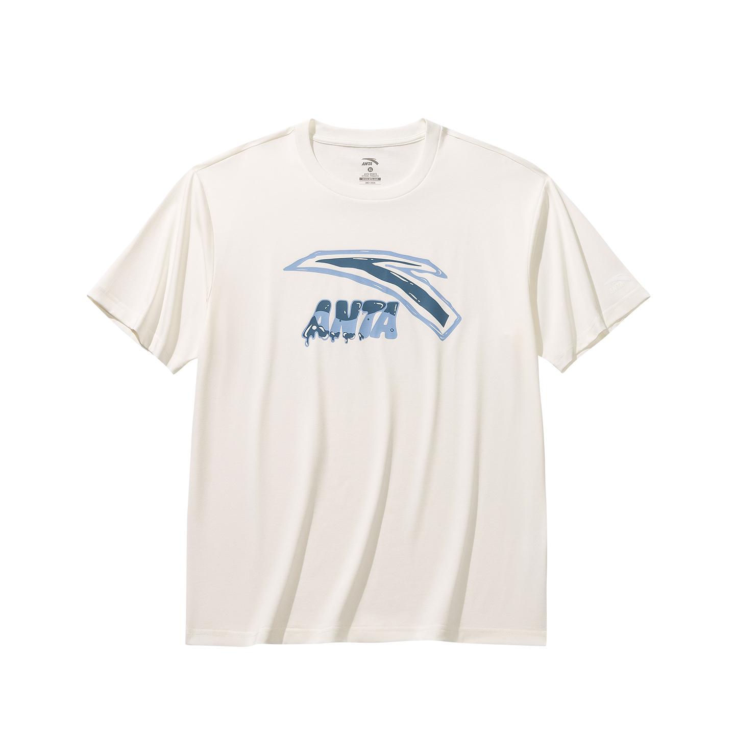 Anta T Shirt Unisex Ivory White 972628117-1 XL