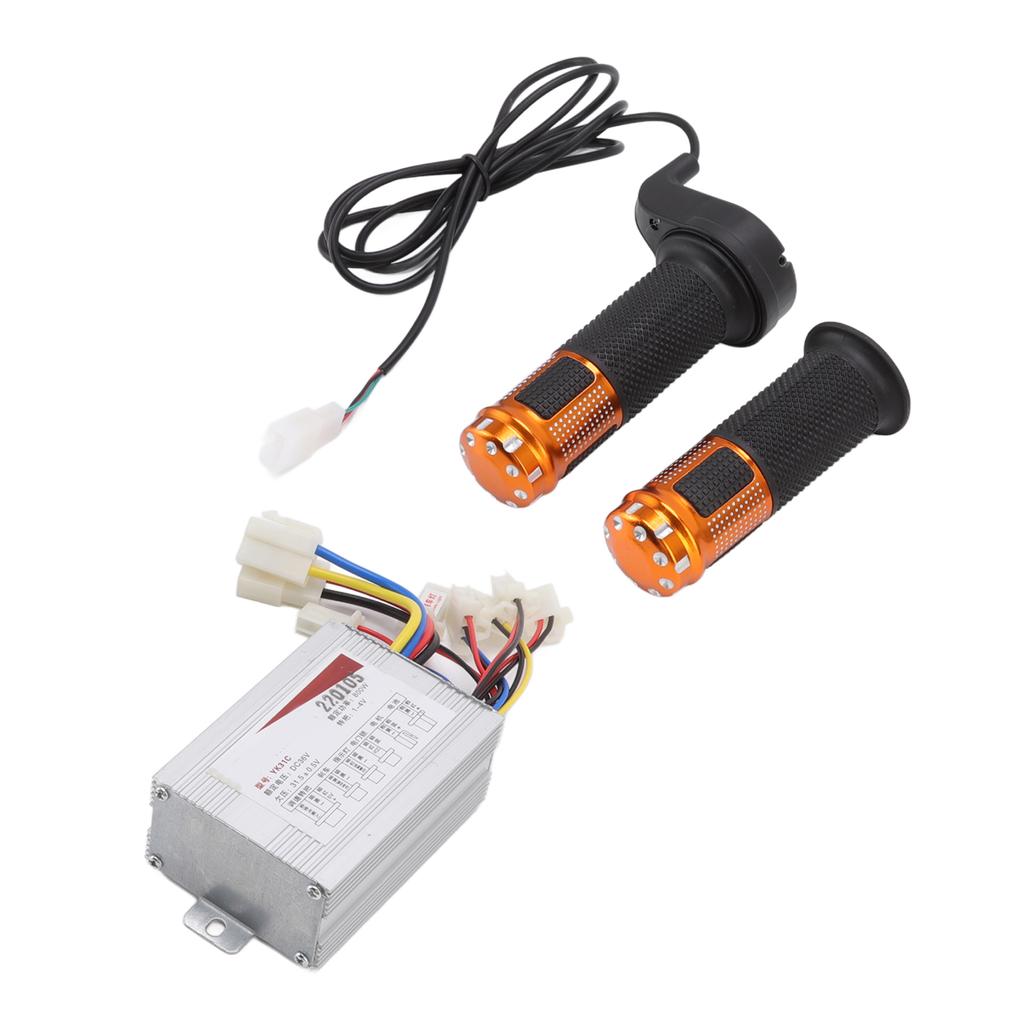 Brush Motor Speed Controller DC36V 800W Speed Regulator Module with Turn Handle for Electric Bicycle Scooter Mower
