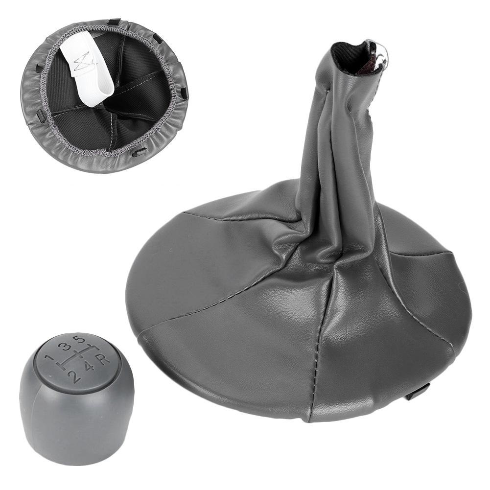 5 Speed Gear Shift Knob with Dust Cover Boot 71775051 Fit for Fait Panda 500 500C
