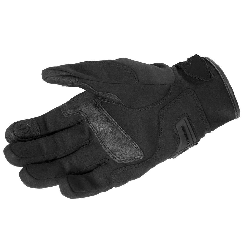 Komine Motorcycle Protective Winter Short Gloves, 2XL, Black, 06-840 GK-840