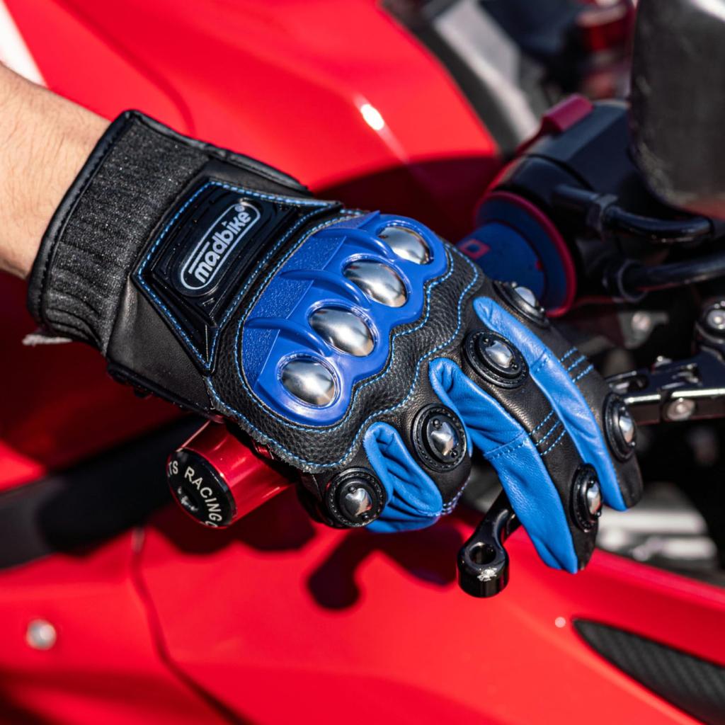 ILM Motorcycle All Hard Smartphone Touch Survival Motorcycle Leather Leather Gloves, Leather, Spring, Summer, Autumn, Seasons, Protector, Compatible,