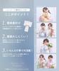 KYOETSU Set for Ceremony Includes Kimono and In a Dull Color Light Blue Flower 4-Piece Girls' Shichi-Go-San (753), Two-Piece Set, Hifu, Accessories,