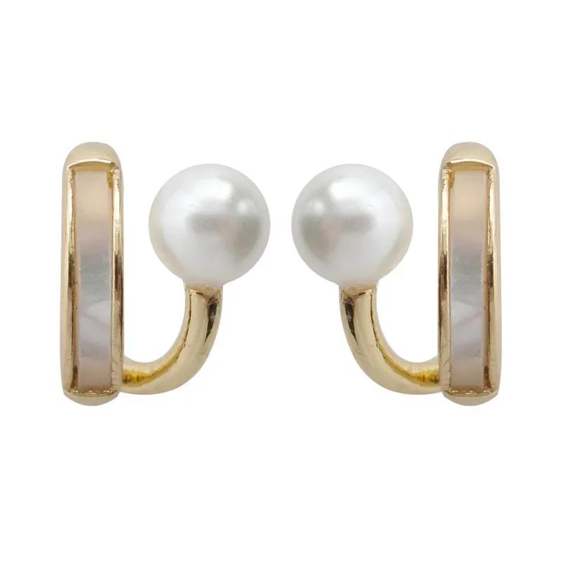 Summer Fashion Simple Small Drop Glaze Pearl Womne Earrings Delicate Christmas Party Girls Luxury Jewelry Accessories Gifts
