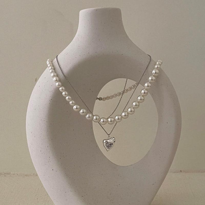 ELYONA ELA 11 Halsband Metallhjärta Halsband