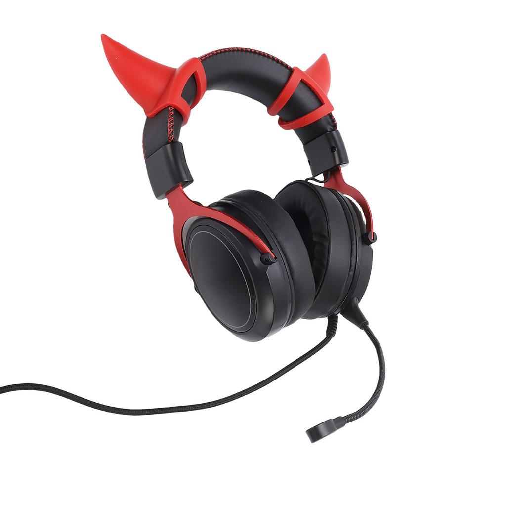 Gaming Headset Wired PC RGB Luminous Noise Reduction Over Ear Headphones with Mic