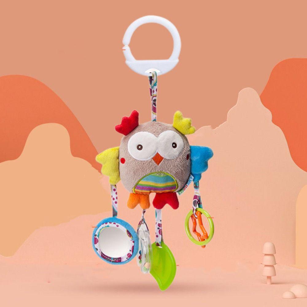 Grab Ability Training Baby Rattle Toys Cute Design Infant Crib Pendant  Bed Pendant