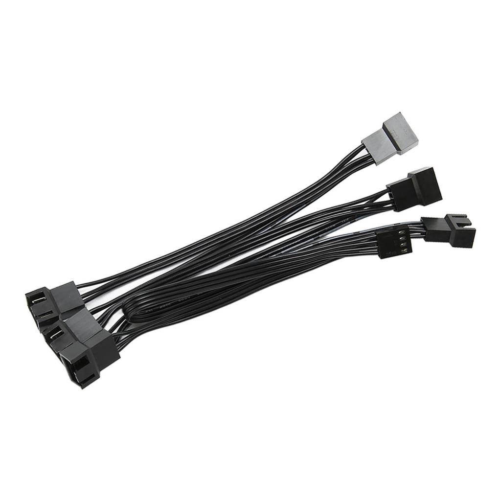 2pcs PWM Fan Extension Cable Professional 4 Pin PC Internal Motherboard Fan Power Extension Cable