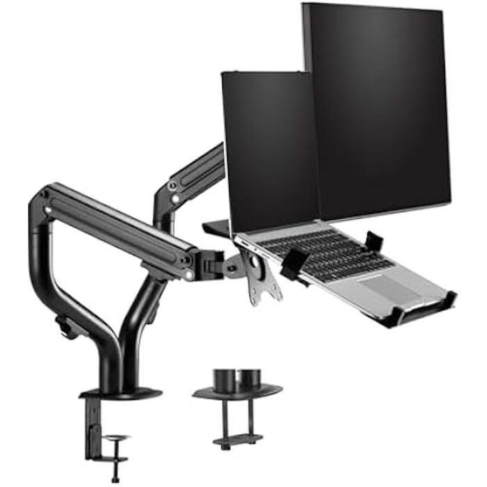 Support de Table - AISENS - DTL32TSR-195 - 3 pivots - 2 bras - 8Kg