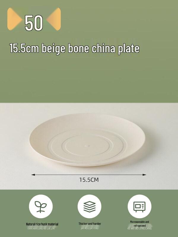 ZISIZ Premium Disposable Plastic Plate