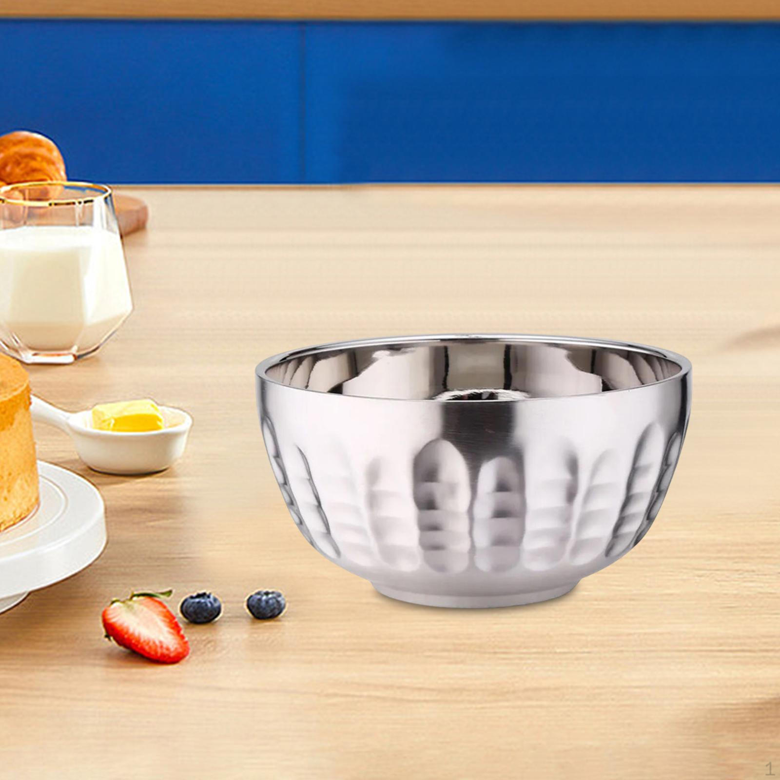 

Десертная чаша из нержавеющей стали с двойными стенками и изоляцией для домашней вечеринки и кемпинга