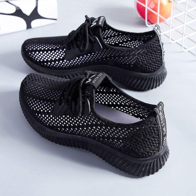 Brand broken size women's shoes 2025 summer mesh breathable deodorant dad shoes lightweight and fast running shoes women