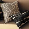 French Retro Throw Pillow Cover Soft Luxury Stamping Lumbar Pillow Cover Thickened Wear-resistant Pillow Case Living Room