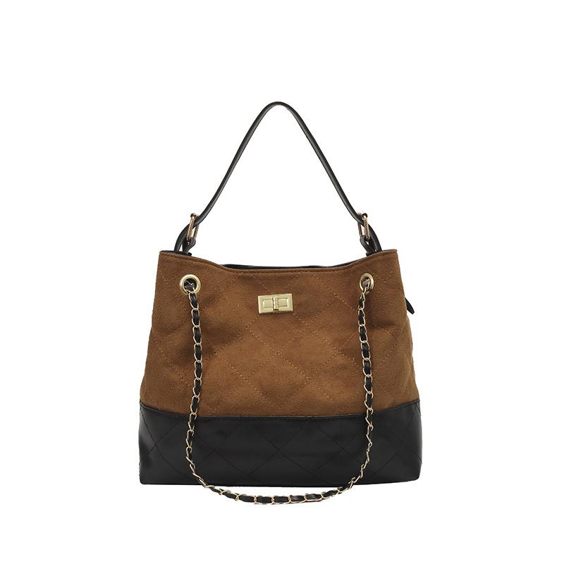 Niche Design High-end Women's Bags Large-capacity Fashionable Portable Bucket Bags Autumn and Winter New Korean Version Retro Armpit Bags