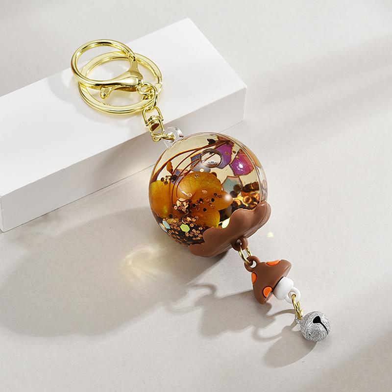 

Мультяшный масляный подвесной брелок в виде колокольчика ветра для пары, подвеска на сумку для автомобиля, аксессуары для ключей кофейный
