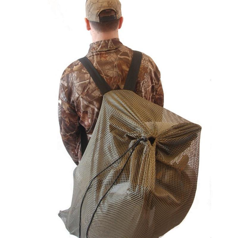 Buy Hunting Accessories Adjustable Shoulder Straps Mesh Decoy Bags for
