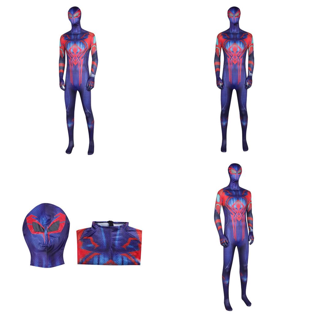 Sweet Dada Space Self-sufficient Hero 2099 Cosplay Bodysuit Costume For Men Full Set With Hood