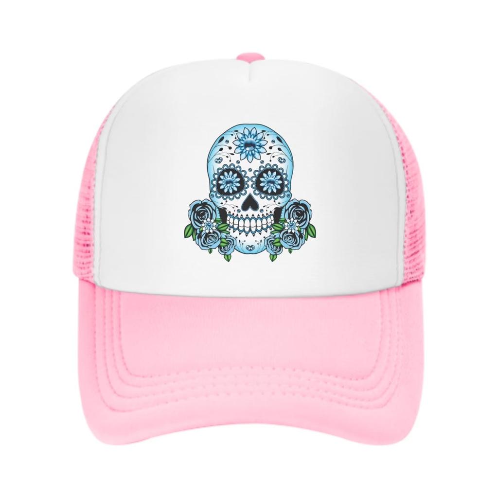 Angry Wolf Head Graphic Trucker Hat Adjustable Mesh Baseball Cap Unisex Outdoor Sun Protection