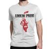 Men Women's Music Band Linkinparks Logo T Shirts Rock Pure Cotton Clothes Short Sleeve Round Collar Tee Shirt Gift T-Shirts