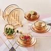 Platinum Collection 10-Piece Borosilicate Glass Dinnerware Set