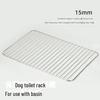 Splash-Proof High-Sided Dog Toilet for Teddy and Poodle - Easy To Clean Pet Loo
