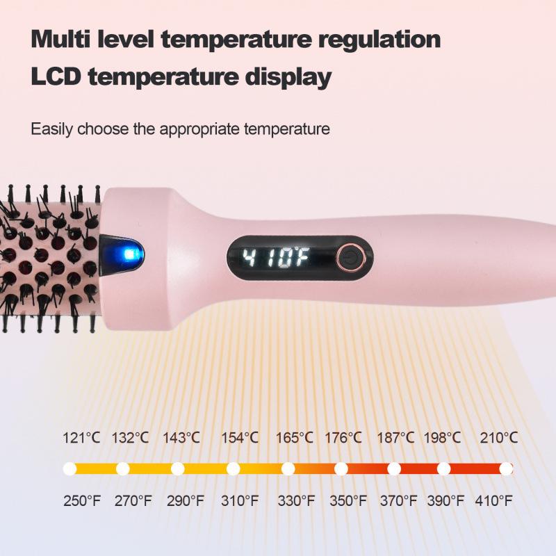38mm Fluffy Curling & Straightening Comb: Dual-Use Electric Styling Iron