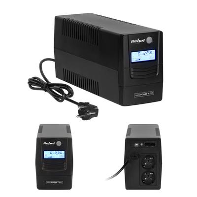 UPS REBEL Plus 850VA 480W LCD USB RJ45 dator nödkraftförsörjning