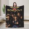 Bons Jovis Forever Tour 2026 Plush Blankets Creative Throw Blanket for Bed Sofa Couch 150*125cm Rug Piece