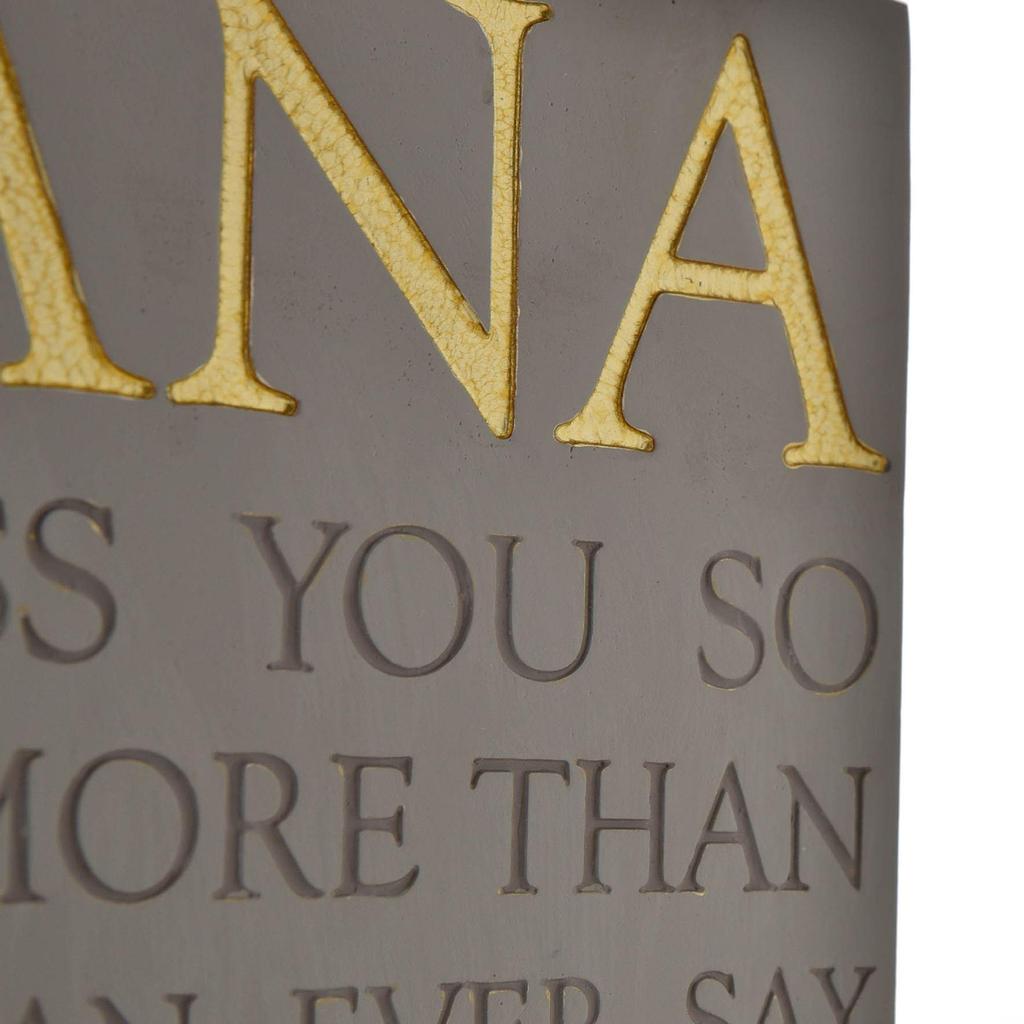 Thoughts of You Memorial Square Plaque - Nana