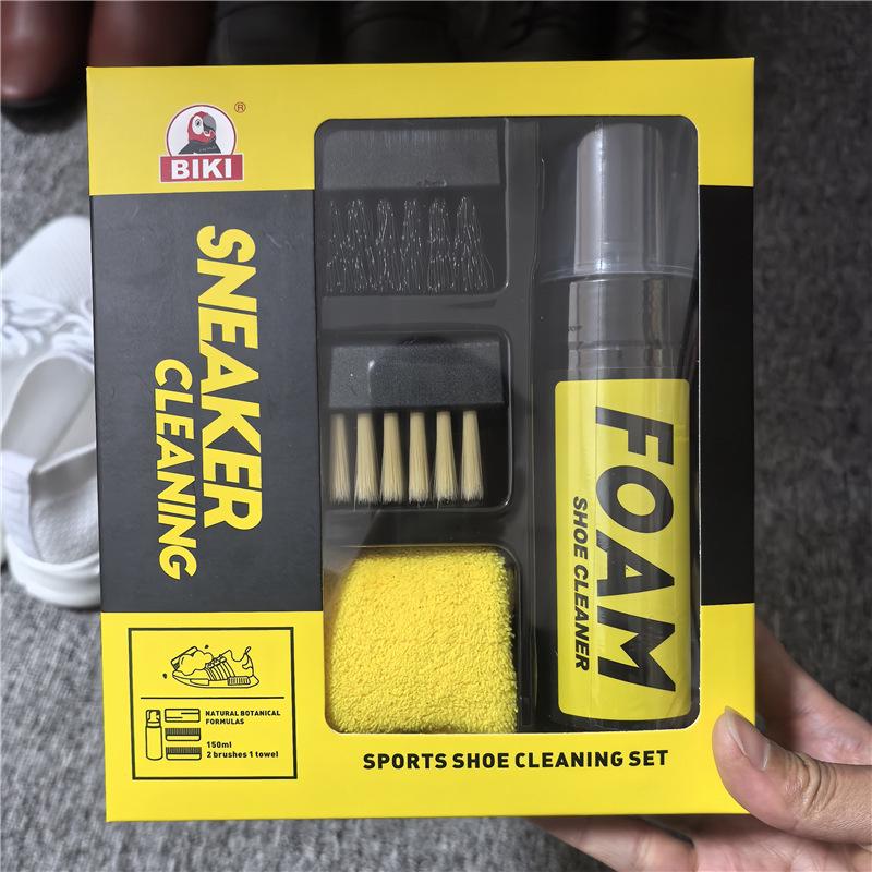 One-Wipe Stain Remover Foam for White Shoes - Innovative Dry Cleaning Solution