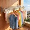 Large Capacity Retractable Laundry Drying Rack Stainless Steel Laundry Organizer  Tower