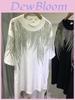 Plus Size T Shirt For Men Women With Geometric Pattern And Rhinestone Embellishments For Summer Casual Wear