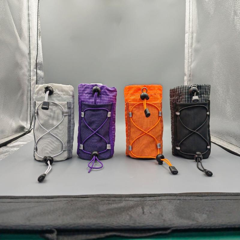 Outdoor Backpack Accessory Phone Bag Ultra Light Nylon Shoulder Strap Bag Hiking Water Bottle Holder Small Storage Pouch