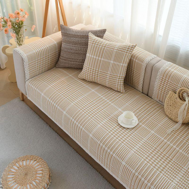 

Year Round Cotton Linen Sofa Cushion Fabric Cotton Woven Coarse Cloth Minimalist Modern Non Slip Carpet Window Cushion Machine Washable Anti-Static PALE KHAKI 45*45cm (custom shoot this)