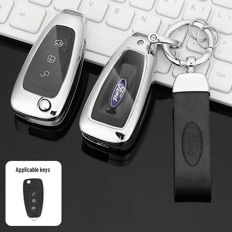 Premium Metal Protective Key Case for Ford Mondeo - Unisex Design
